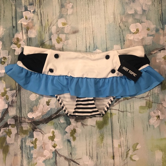 Hot Topic Other - Alice in Wonderland Swim Bottoms